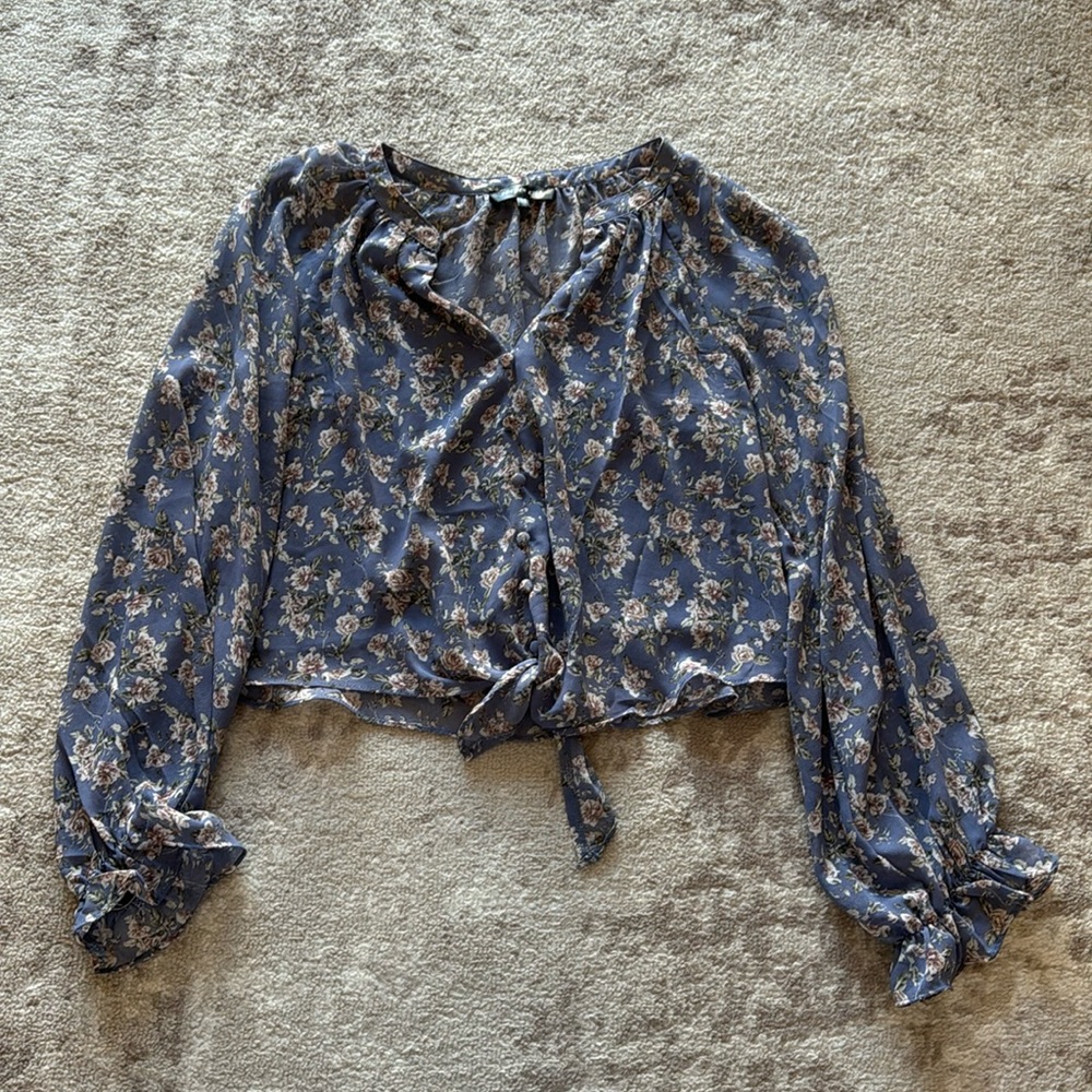 Floral Sheer Blouse